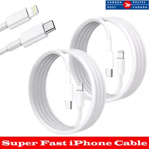 USB Type C to 8Pin Fast USB C Charger Cable For iPhone 14 13 12 11 Pro X XS Max - Picture 1 of 10