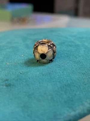 Pandora 925 Plata de Ley Esmaltada Flor Slide Dije 3.9 Gramos (PEN4867) Foto 1 de 4