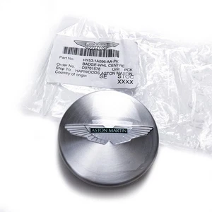 Aston Martin Wheel Centre Cap Green/Silver OEM Brand New 1PC - Picture 1 of 4