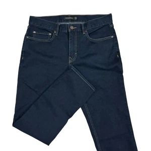 Banana Republic Slim Fit Jeans Herren 32X30 Blau Dark Wash Denim Stretch Taille - Bild 1 von 11