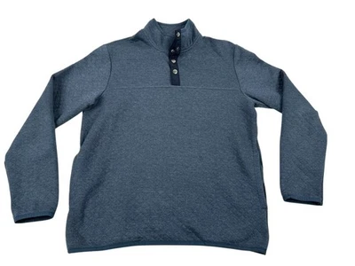 Suéter Pullover Sonoma Azul 1/4 Botón. Hombre - Talla M Foto 1 de 4