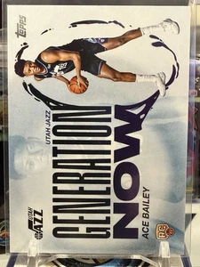 Baloncesto Topps 2025-26 - Generación Ahora Ace Bailey #GN-5 (RC) Rookie JW - Imagen 1 de 2
