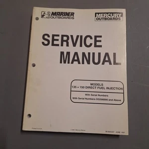 Mercury Mariner Outboard Service Manual 135/150 DFI OEM 90-855347 1997 - Picture 1 of 6