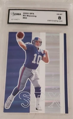 SPX Eli Manning 2005 #60 clasificación GMA casi nuevo-como nuevo 8 Gigantes de Nueva York Foto 1 de 3