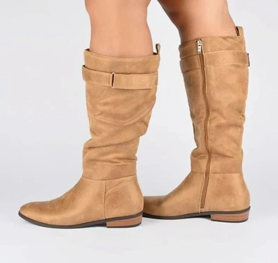 Nuevas botas hasta la rodilla Damage Box Journee Collection para mujer US 8 WIde becerro Lelanni Foto 1 de 4