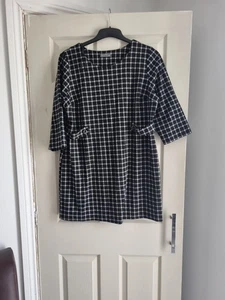 Ladies size 18 petite check dress - Picture 1 of 4