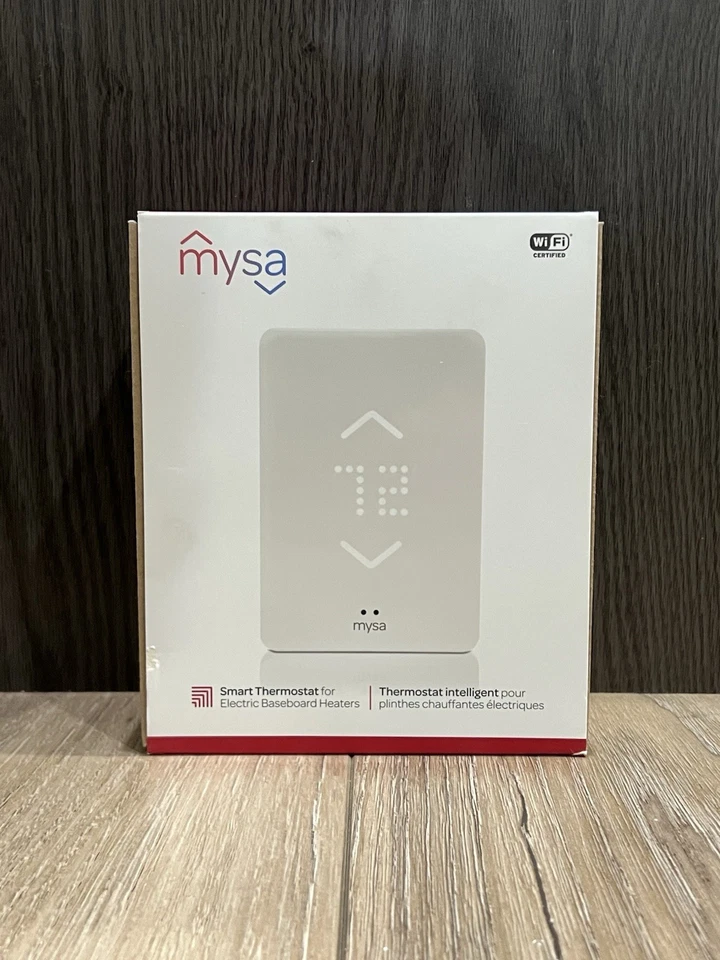 Mysa Smart Thermostat for Electric Baseboard Heaters V2 - White (MYSA BB V2-0) - Image 1 of 3