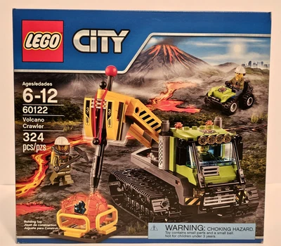 VOLCANO CRAWLER Lego City LEGO Set #60122 NEW Sealed RETIRED Unopened - Image 1 of 4