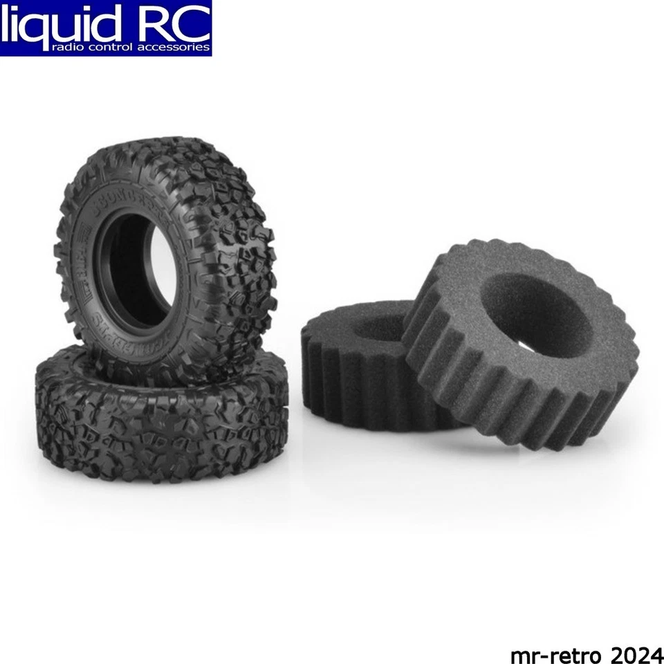 JConcepts 3164-02 Green Compound 4.19 inch OD `Landmines` RC truck tires (pair) - Image 1 of 1