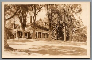 Postcard RPPC Ellsworth ME c1950s The Black House Exterior View Black Mansion - Picture 1 of 2