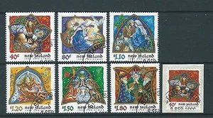NEW ZEALAND 1999 CHRISTMAS SET OF 7 FINE USED - Picture 1 of 1