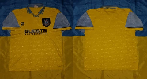 ●VINTAGE WEST BROMWICH ALBION 1995-1997 AWAY SHIRT PATRICK SIZE MEN'S ADULT XL ● Cover