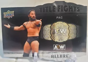2022 Upper Deck Allure Adrian Neville PAC Silver Die-Cut Prizm Card AEW Insert - Picture 1 of 2