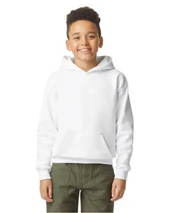 Gildan Youth Softstyle Midweight Fleece Hooded Sweatshirt - SF500B - Picture 1 of 16