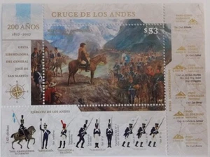 Argentina 2017 Block Cruce de los Andes, Jose de San Martin MNH - Picture 1 of 1