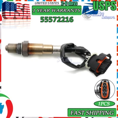 Sensor de oxígeno O2 combustible aire trasero Chevy Cruze Sonic Trax 1.4 Turbo 1.8 55572216 Foto 1 de 4