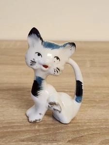 Vintage MCM Ceramic Cat Figurine Japan - Picture 1 of 11