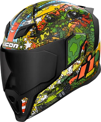 Icon Airflite Helmet - GP23 - Green - Medium Foto 1 de 4