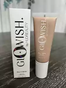 GloWish by Huda Beauty MultiDew Skin Tint ~ 07 Tan Light ~ 1.35 oz ~ New in Box - Picture 1 of 5