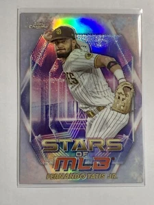 2023 Topps Serie 1 Fernando Tatis Jr. Einsatz Sterne von MLB Chrom #SMLBC-15 NM/M - Bild 1 von 2