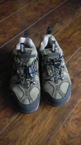 Ahnu Shoes Womens 7 Hiking Sneakers Waterproof Green Low Top Outdoor Lace Up - Picture 1 of 7