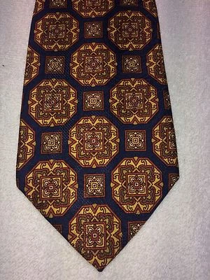 ABERCROMBIE & FITCH 56 X 3,75 AZUL MARINO CON MARRÓN Y DORADO  Foto 1 de 4