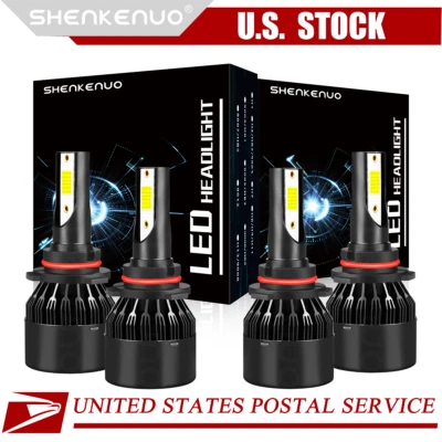 9005+9006 Bombillas LED Faros para BMW 525i Luz Alta y Baja 1989-1995 Juego de 4 Foto 1 de 4