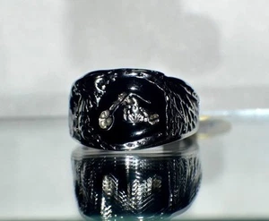 "NEW"~BIKER RING~MEN`S~ WOMEN`S~UNISEX~316L STAINLESS STEEL  RING FATHER'S DAY - Picture 1 of 12