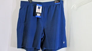 Spyder blau leichte Stretch ACTIVE SHORTS Reißverschluss Seitentaschen Herren Large - Bild 1 von 7