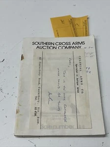 VINTAGE SOUTHERN CROSS AUCTION COMPANY COLONIAL ARMS 1971 CATALOGUE GUN BOOK - Picture 1 of 10