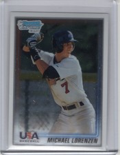 MICHAEL LORENZEN 2010 BOWMAN CHROME USA #USA-8