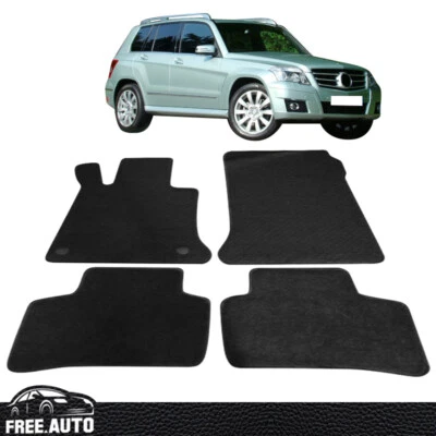 Floor Mats Fits 10-15 Benz GLK-Class OE Factory Fitment 4PCS Front & Rear Nylon - Image 1 of 4