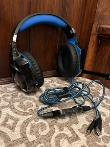 KOTION EACH G2000 Pro Gaming Headset w Mic PC PS4 Xbox One Nintendo Switch Used - Picture 1 of 4