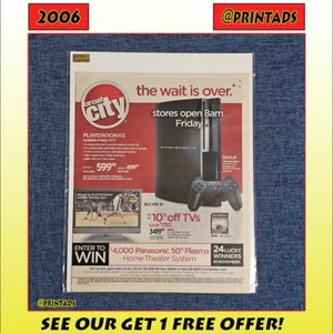 2006 Circuit City 36 Page Unread Catalog - SONY Playstation 3 First Release! - Picture 1 of 2
