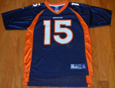 Camiseta deportiva Reebok NFL de los Denver Broncos Tim Tebow grande 14-16 para niños Foto 1 de 4