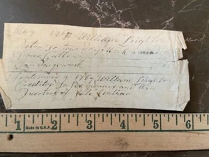 1767 Colonial American Fogg Family Kittery Eliot ME William Leighton document - Picture 1 of 1