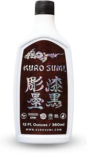 Kuro Sumi Tattoo 100% Authentic Black Outlining Liner Ink 12Oz Size Name:354.... - Picture 1 of 12
