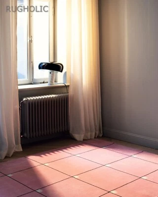 New Hand Tufted NK MODERN PINK Carpet Luxurious Woolen Area Rug For Livingroom - Image 1 of 4