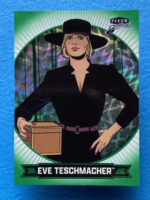 Eve Teschmacher 2025 Fleer Brilliants Superman Green Kryptonite /499 #18 - Image 1 of 2