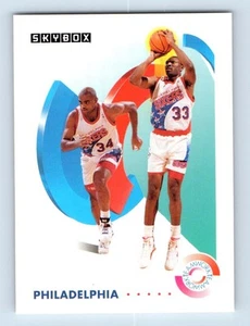 1991-92 SkyBox Charles Barkley/Hersey Hawkins Philadelphia 76ers #478 - Picture 1 of 2