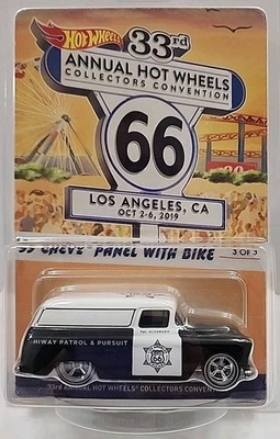 Panel Chevy Hot Wheels 2019 33ª Convención Anual de Coleccionistas '55 con Bicicleta Foto 1 de 4