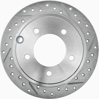 Rotor de freno de disco trasero izquierdo para Dodge, Jeep, Chrysler, Foto 1 de 4