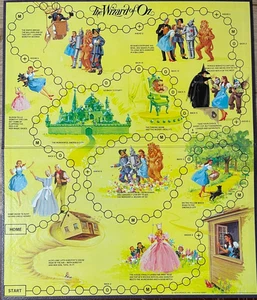 Wizard of Oz Board Game 1974 Replacement Part: Game Board - Picture 1 of 1