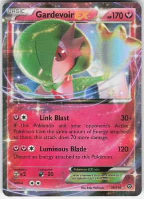 Gardevoir EX Ultra Rare XY - Steam Siege 78/114 LP-NM - Image 1 of 2
