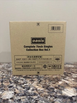 Oasis Complete 7inch Single Collection BOX Vol.1 Clear Red Color Vinyl Japan - Image 1 of 3