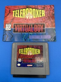 Teleroboxer (Nintendo Virtual Boy, 1995) Game & Manual - Tested - Authentic