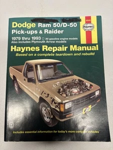 Haynes Manual 30045 Dodge Ram 50 D-50 pick-ups Raider 1979-1993 - Picture 1 of 3