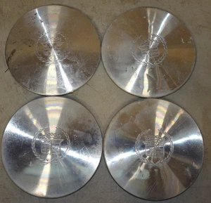 OEM Set of 4 1996-2001 Cadillac Deville Seville Center Caps Small Crest 9593128 - Picture 1 of 7