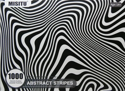 Misitu 1000 Piece Jigsaw Puzzle – Abstract Stripes - (14+) – Complete - Image 1 of 4