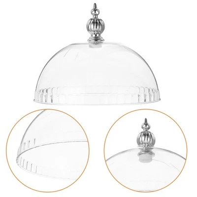  Kuchen Haube Tortenglocke Kunststoff Kuchenständer Mit Deckung Kuchenkuppel - Bild 1 von 4